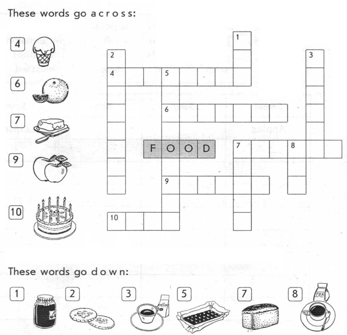 Задания по теме еда. Упражнения на тему еда. Кроссворд по английскому на тему еда. Упражнения по английскому на тему еда. Еда на английском языке задания