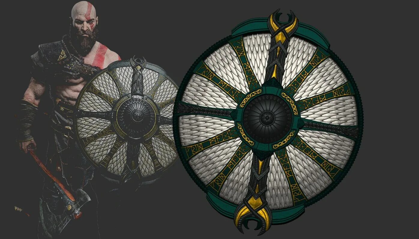 Оф щит. Щит кратоса. щит кратоса из god of war. щит кратоса god of war 4. щит стража изгнанника god of war.