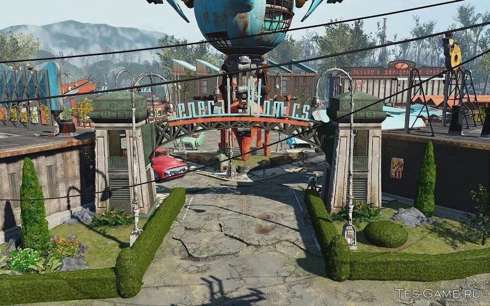Fallout 4 мод локации. Fallout 4 мод локации