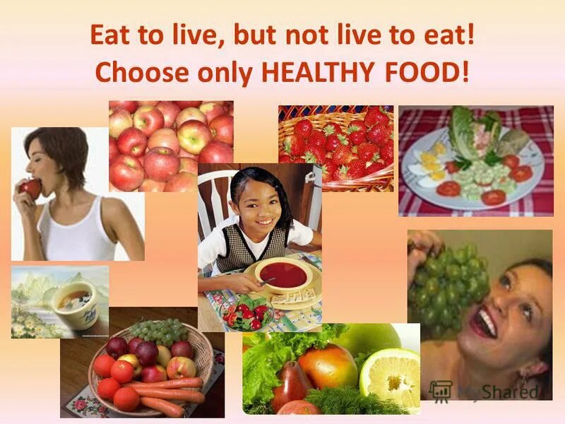 Eat to live or live to eat. Eat to live or live to eat. Eat to live. We eat to live, not live to eat. Live to eat.