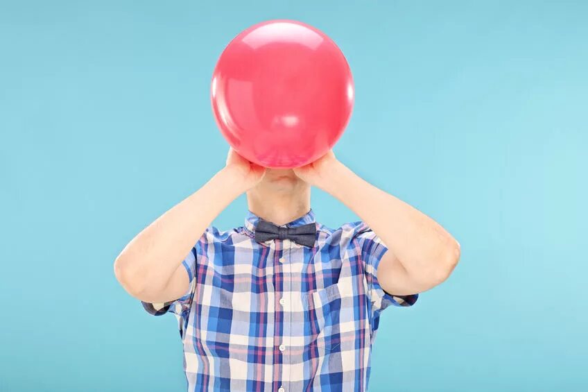 Balloon blowing up
