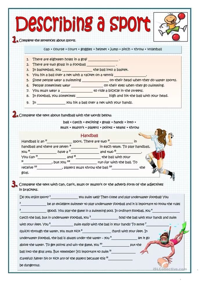 Test 2 sports. Спорт Worksheets. Sport and exercise английский. Sport Vocabulary exercises. Sports and activities exercises ответы.