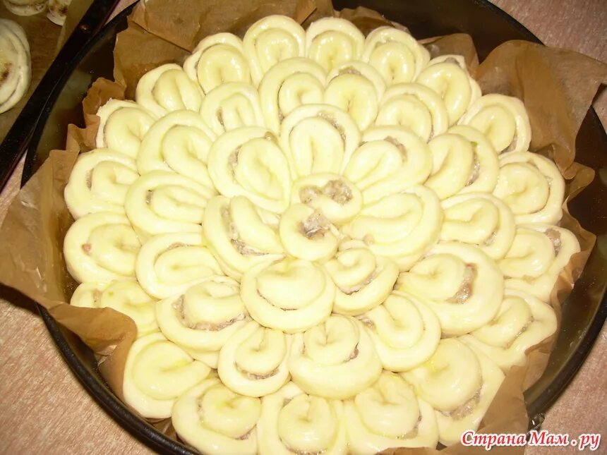 ПИРОГ с ливером ХРИЗАНТЕМА пирог рецепт ВКУСНАЯ домашняя выпечка рецепт - YouTub