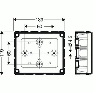 Клеммная коробка klk 5s 40а