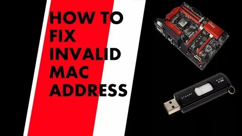 Invalid mac address