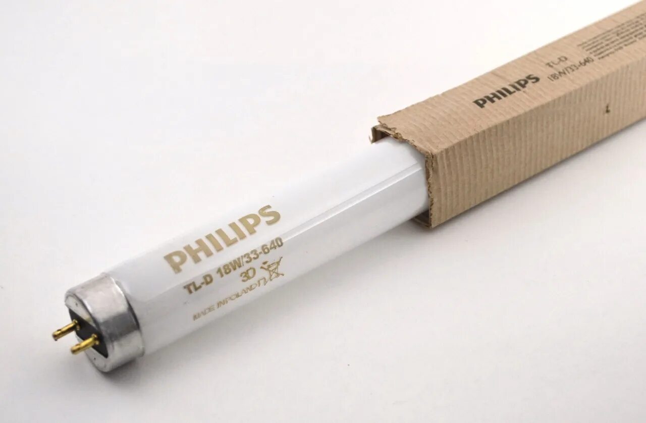 Лампа philips tl d. Лампа люминесцентная TL-D 18w 33-640 18вт т8 4100к g13 Philips. Лампа люминесцентная линейная TLD 18w/54-765 t8, g13 Philips. Лампа линейная люминесцентная ЛЛ 18вт TLD 18/54-765. Лампа ЛЛ 18вт TLD 18/33-640 g13 белая Philips.