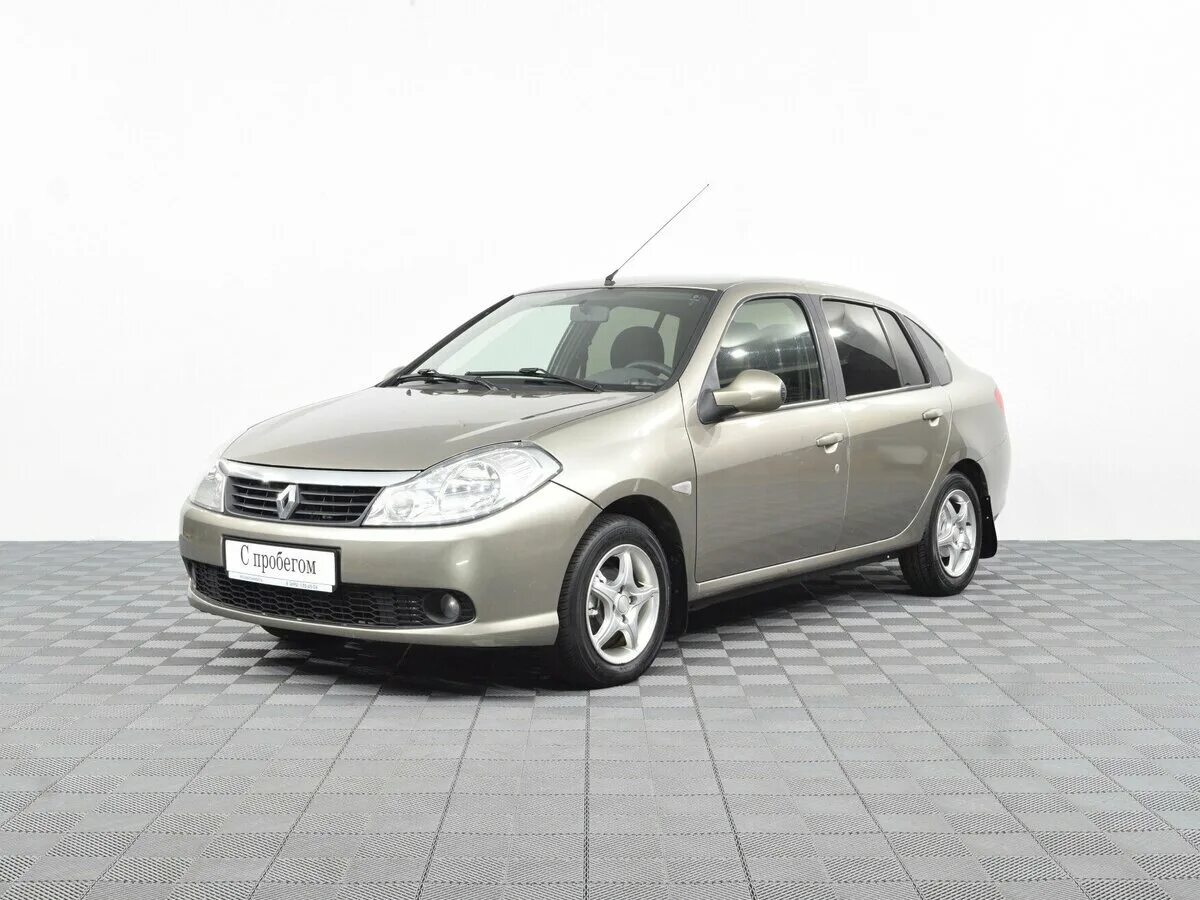 Купить б/у Renault Symbol ll 1.4 AT (98 л.с.) бензин автомат в Москве: серый Рен