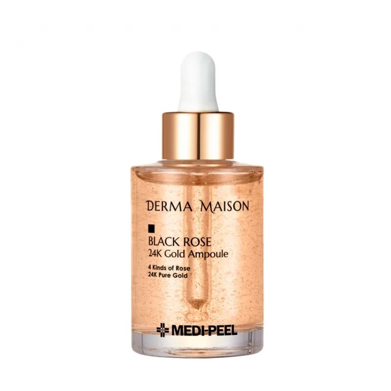 24k gold ampoule. Medi-Peel Derma Maison Black Rose 24k Gold Ampoule. Medi Peel сыворотка с золотом. Derma Maison Black Rose. Сыворотка для лица Luxury 24k Gold Ampoule 100ml (Medi-Peel).