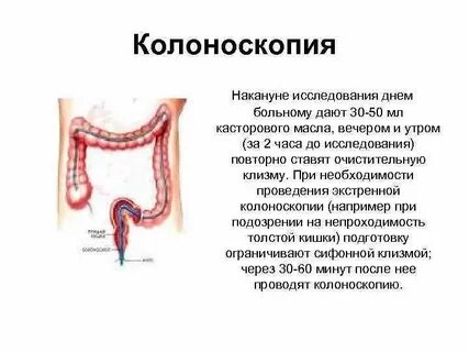 Колоноскопия что лучше пить