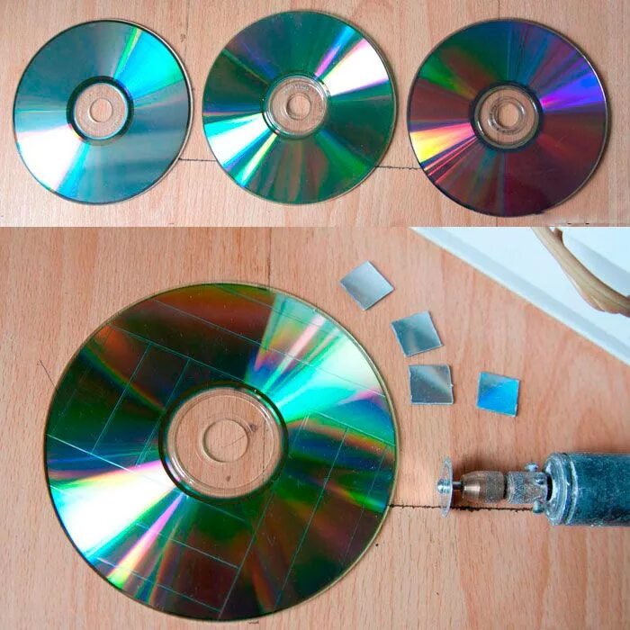 Много использованных дисков. Стена из дисков. Поделки из дисков. Панно из компакт дисков. Поделки из компакт дисков.