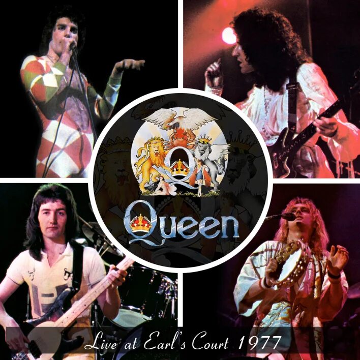 Группа Queen 1977. Queen концерт 1977. Queen 1977 обложка. Queen Live Earl's Court.