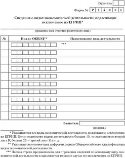 Приложение 4 к листу 2 когда заполняется