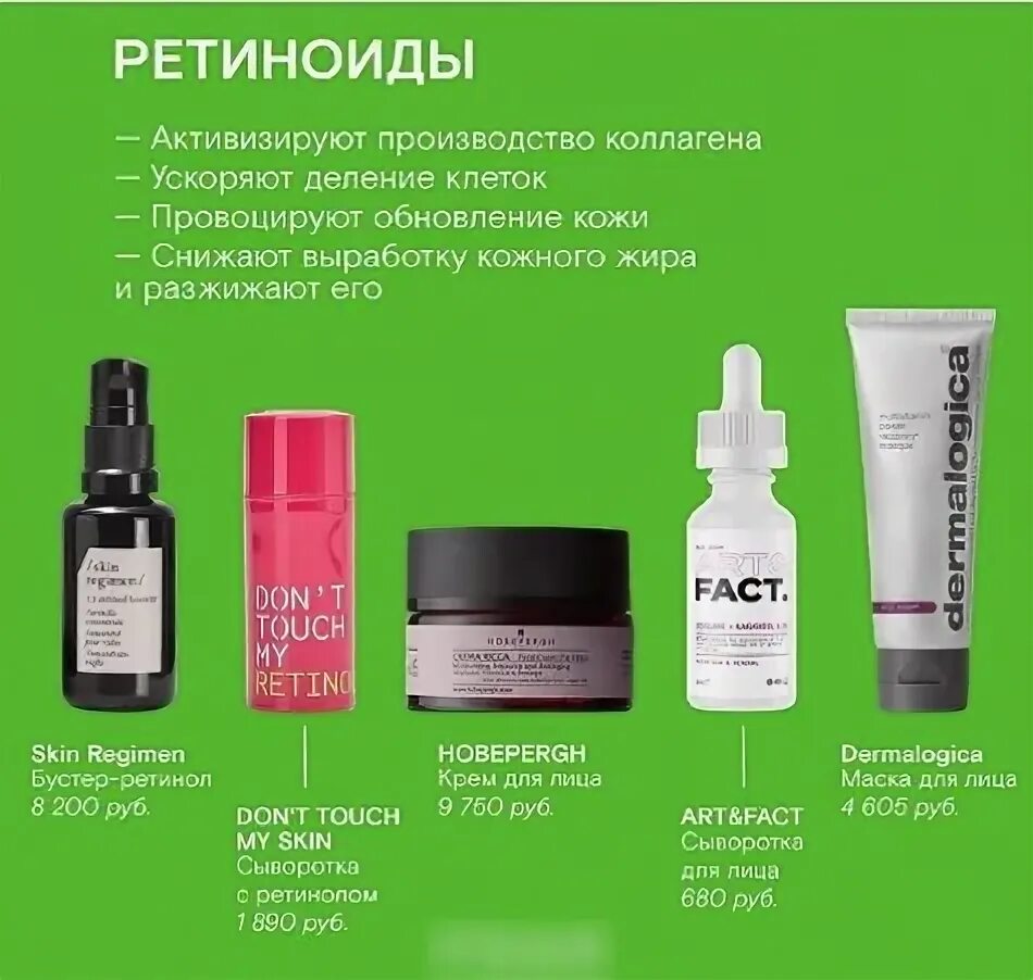 Что такое ретиноиды для кожи лица