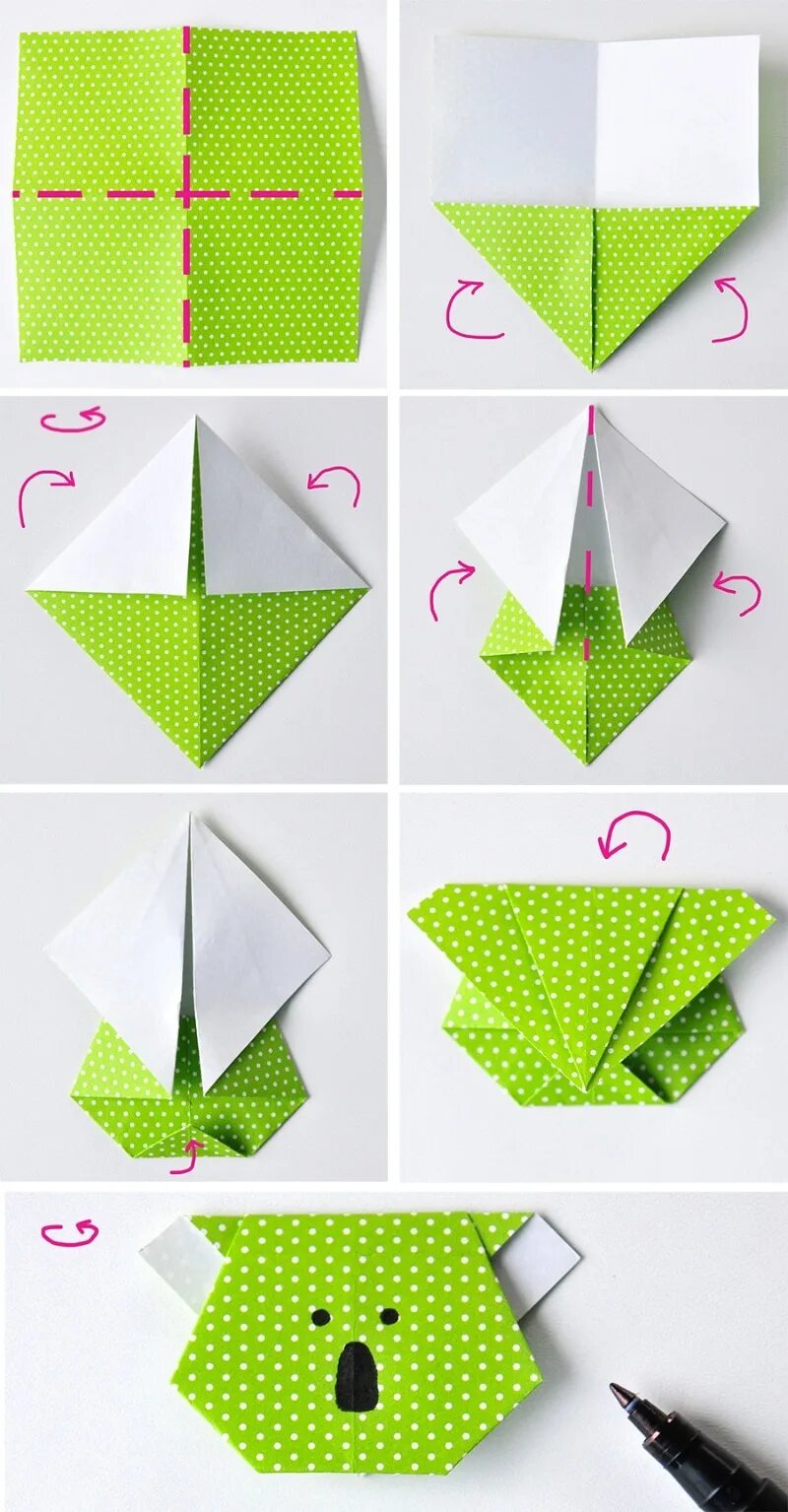 Оригами. Интересные оригами. Поделки из бумаги оригами. Оригами для самых маленьких.