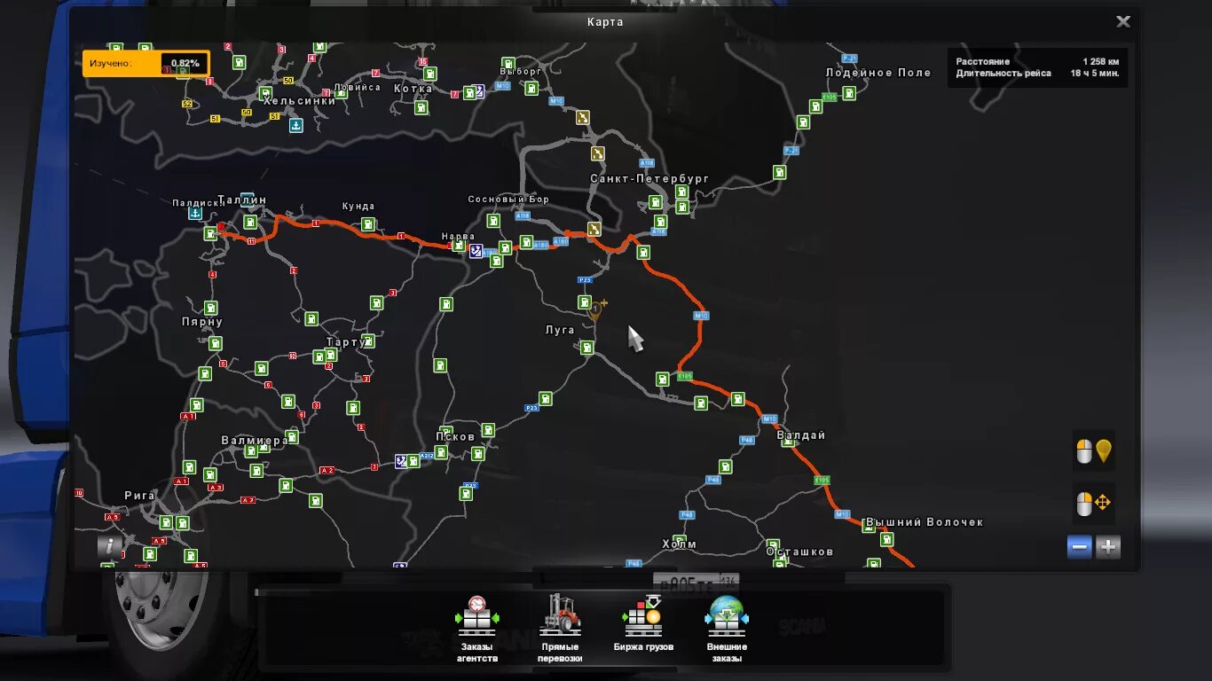 Euro Truck Simulator 2 карта. Euro Truck Simulator 2 карта 1 1. Карта Питера етс 2. Евро трак симулятор 1 карта.