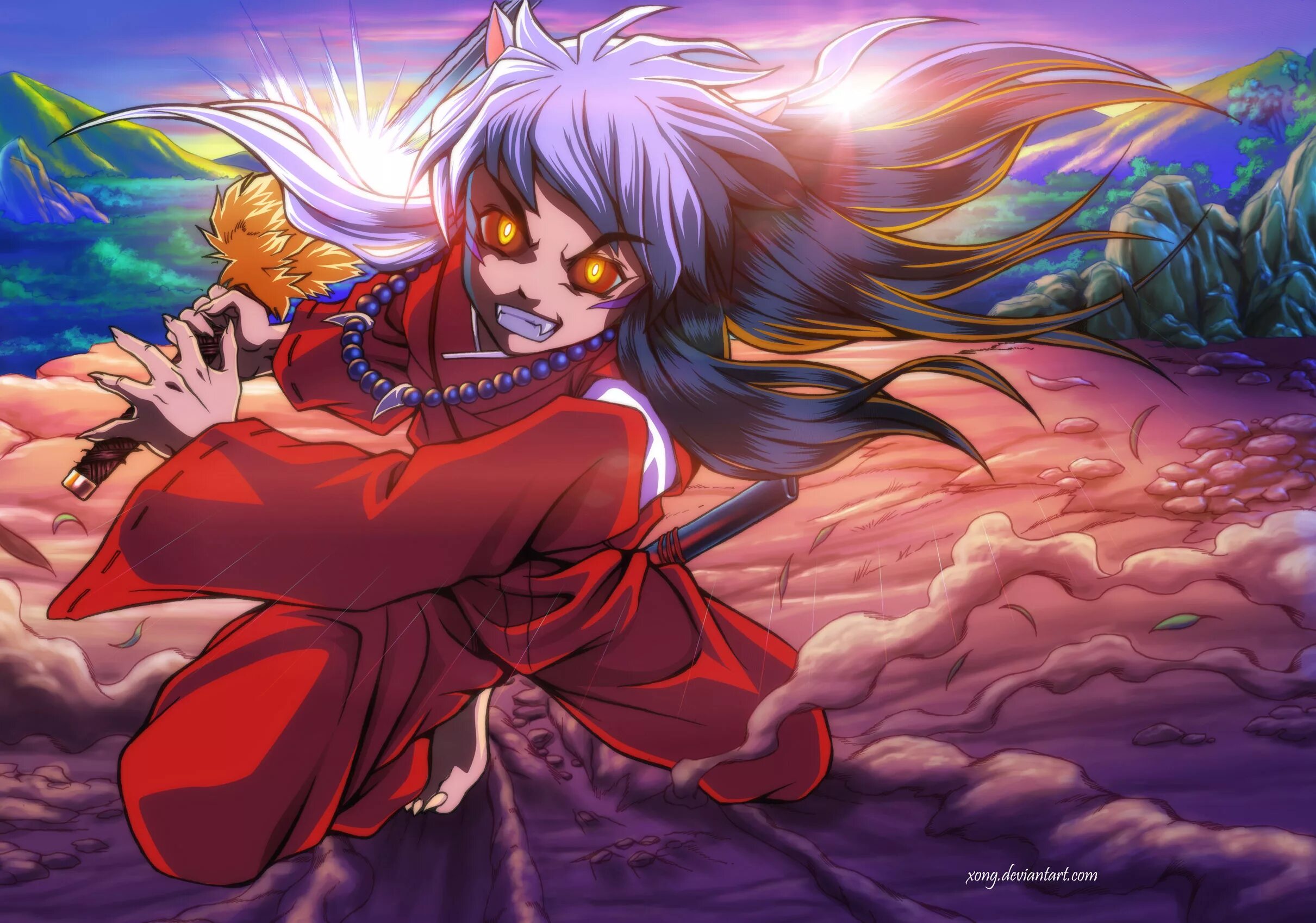 Ёкаи Инуяся. Inuyasha ину-но-Тайшо. Инуяши Йокаи.