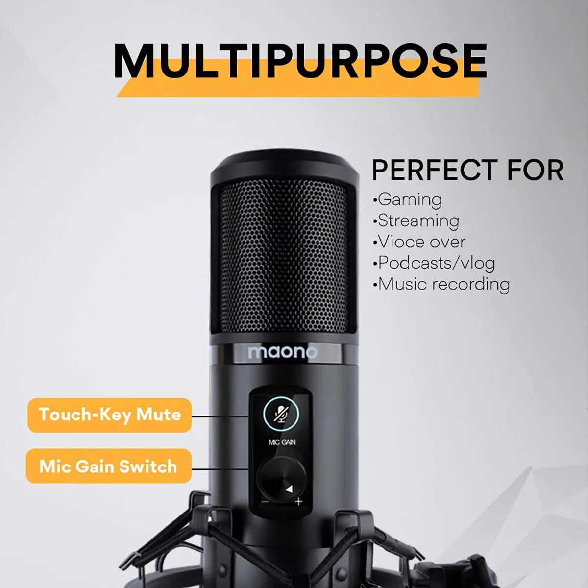 Maono pm421. Maono au-pm421. maono au-pm421 usb. микрофон maono. конденсаторный микрофон maono.