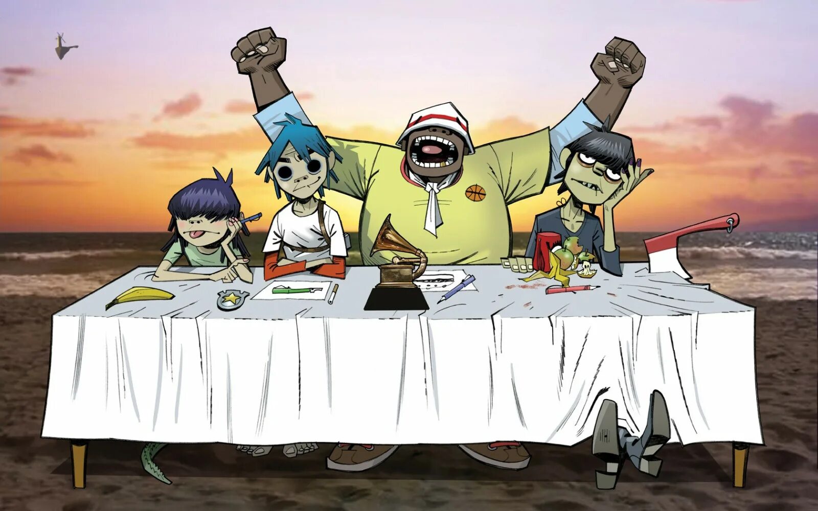 Горилазз. Группа гориллаз. Группа гориллаз 2д. Gorillaz 1998. Группа Gorillaz нудл.