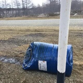 Бочка упала