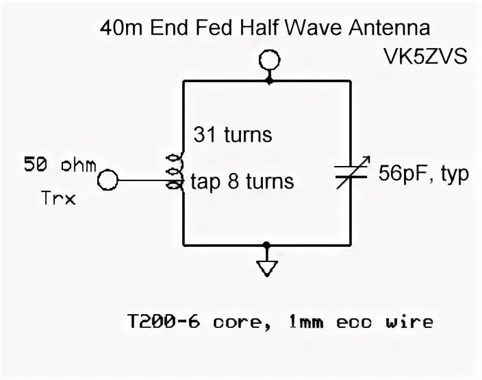 End fed half wave антенна qrp. End feed антенна 1:64. End feed антенна на 80м. End fed антенна 80-10 м. End fed антенна 80-10 м.