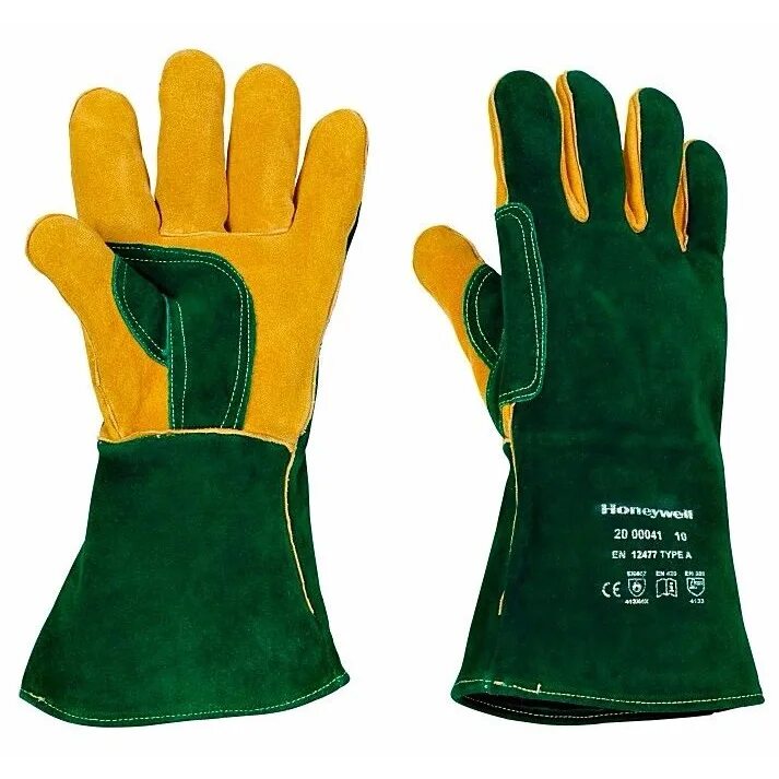 Перчатки от повышенных температур. Краги honeywell green welding. перчатки honeywell грин велдинг. перчатки honeywell грин велдинг 2000041 (11). краги honeywell грин велдинг 2000041 спилок kevlar, без подкладки 11 пер 52111 2 пары.