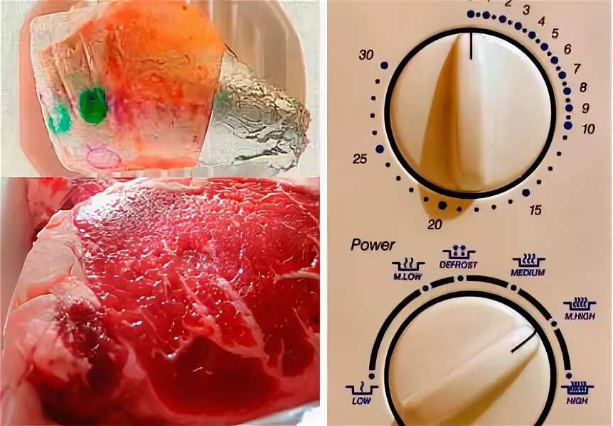 Размораживание в микроволновке. Мясо размороженное в микроволновке. Разморозка мяса в микроволновке. Значок размораживания на микроволновке.