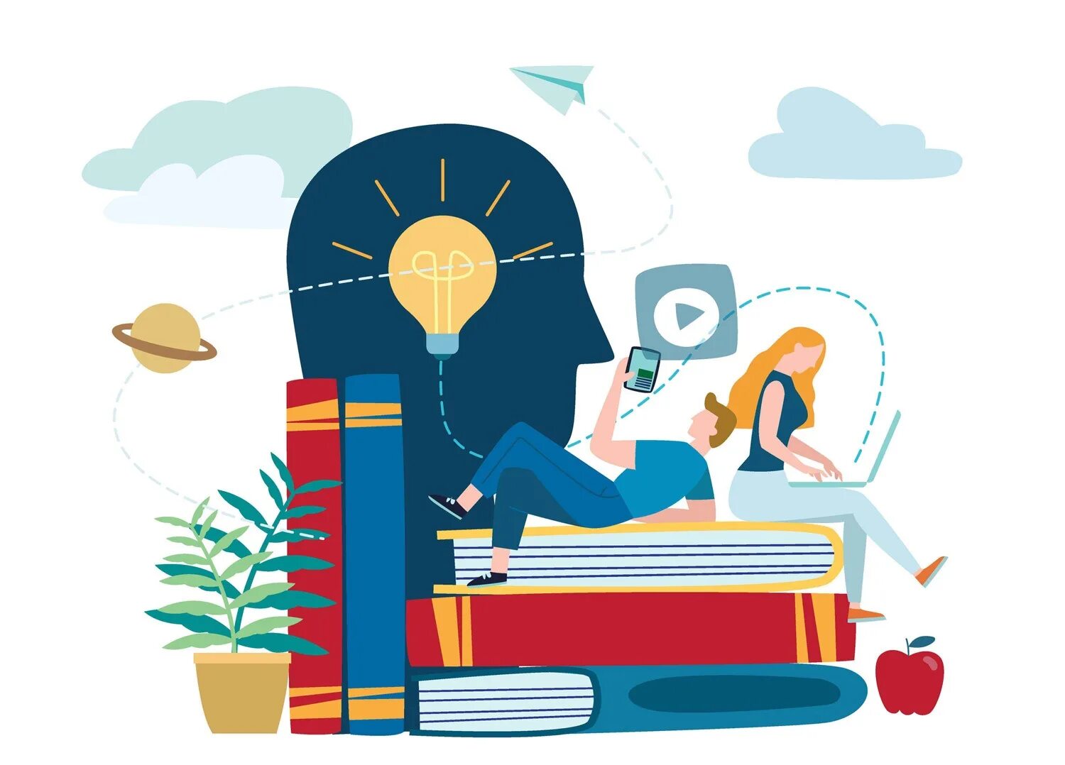 People gain knowledge and understanding about