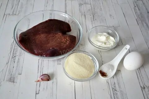 Печень в яйце и муке
