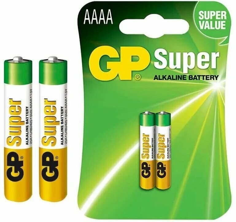 Gp alkaline battery. GP super AAAA lr61. Батарейка GP super AAAA, 2 шт.. Батарейка 6lr61 GP super BL 1. Элемент питания AAAA, 25a, lr61, lr8d425 1.5v "GP" BL-2.