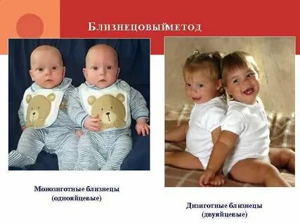 Близнецы отпечатки