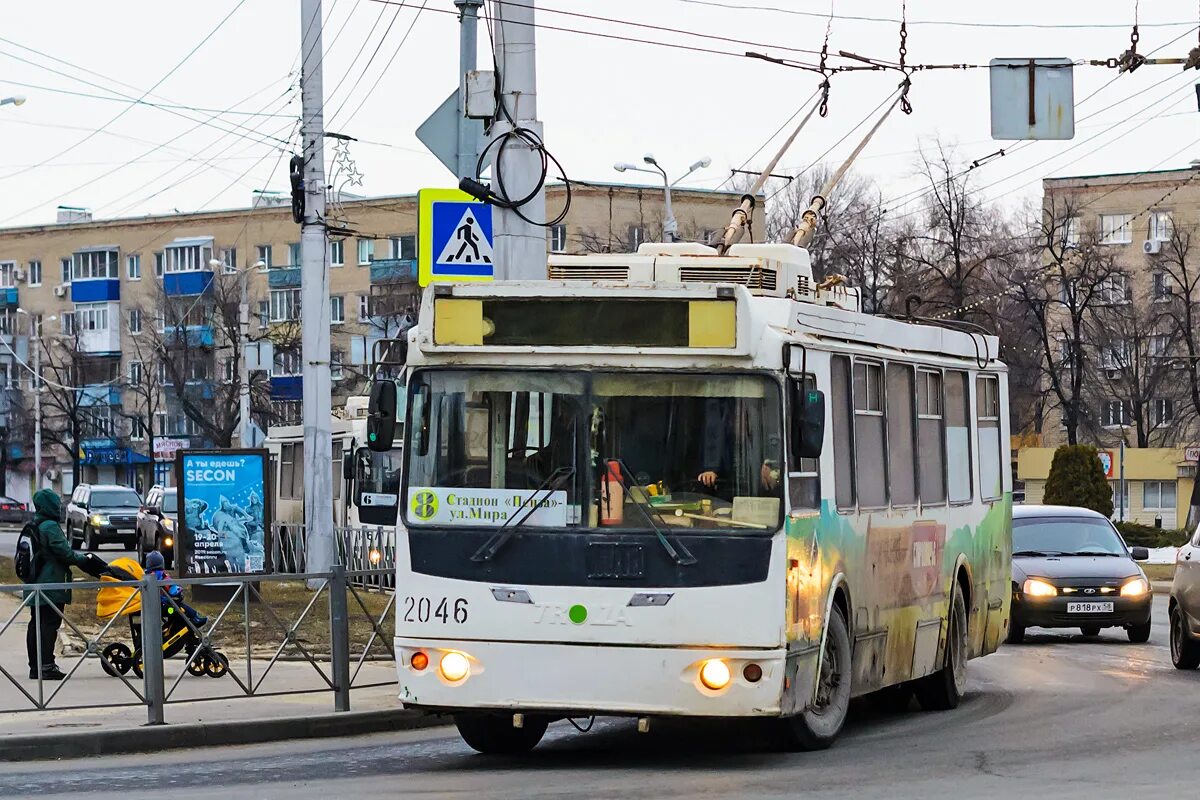 ЗИУ 682г 016 02 Пенза 2046. Г Пенза троллейбус 2046. Пенза троллейбус 8. Троллейбус 2046 Брянск.