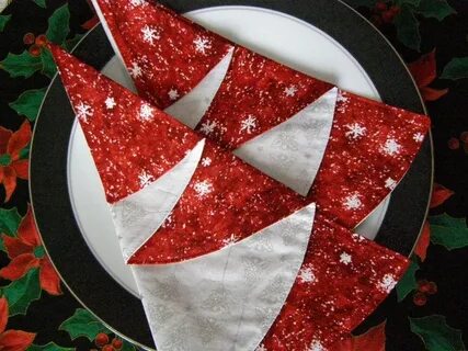 Новогодние салфетки своими руками