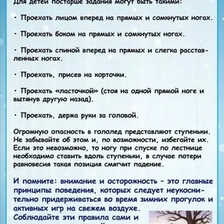 Правила поведения во время прогулки