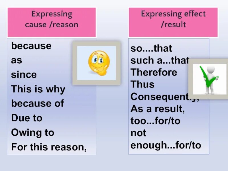 Expressing reasons. Clauses of reason в английском. Expressing personal opinion. Opposing opinion. Cause factor reason разница.