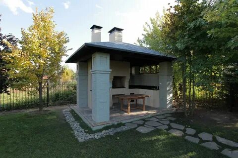 Летняя кухня из блоков