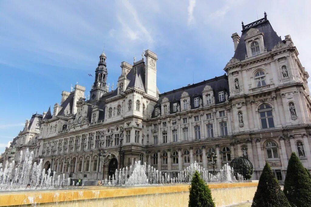 отель де виль париж франция. отель де виль (мэрия парижа) в париже. мэрия парижа. ратуша в париже. здание мэрии парижа.