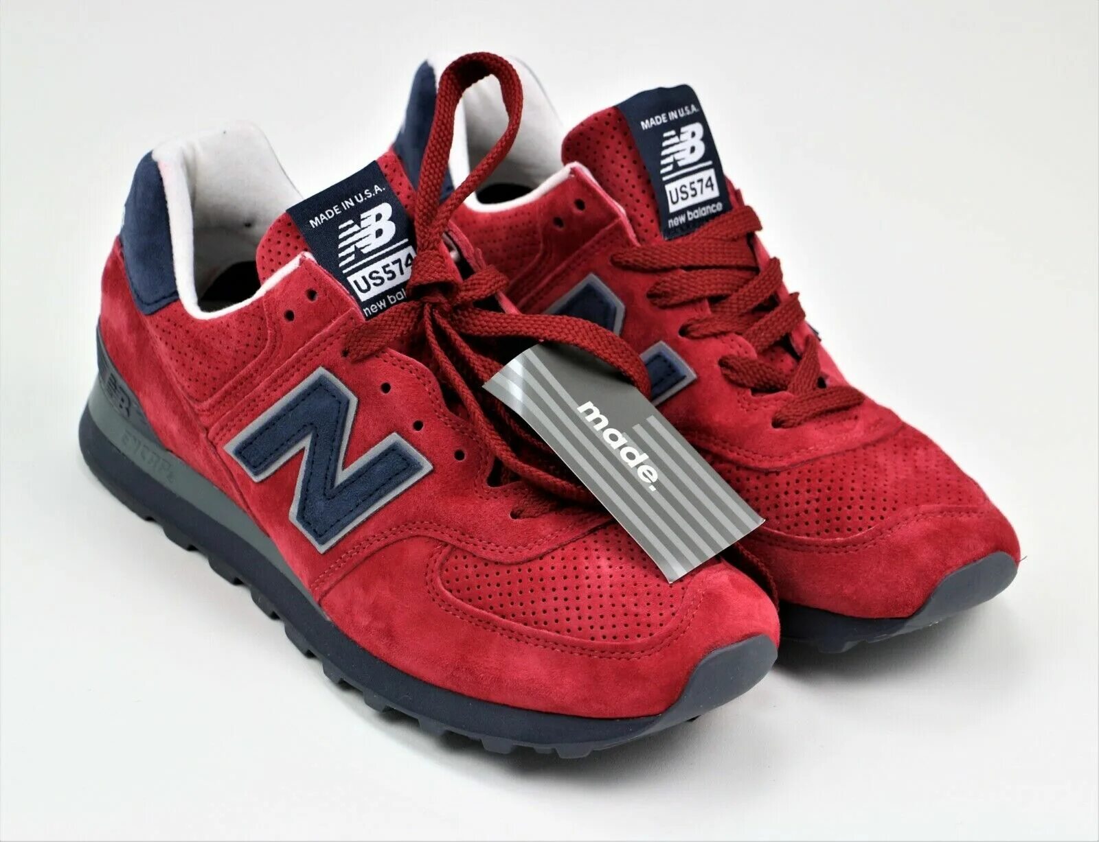 New balance сша. New Balance us574. Нью бэланс 574. New Balance 574 made in USA. NB 574 красные USA.