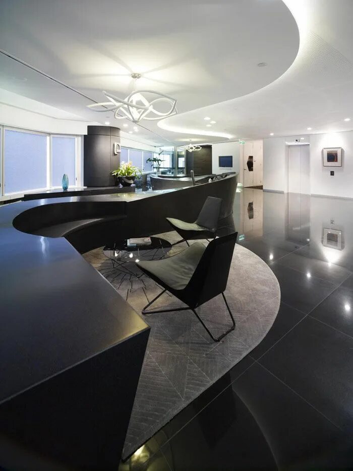 A Tour of Assured Guaranty’s Modern NYC Office Office interior design modern, Of