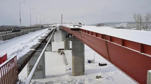 Работы на новом мосту