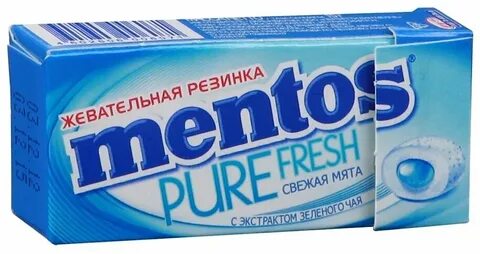 Жевательная резинка свежая мята