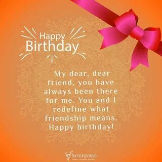 Happy birthday friend wishes