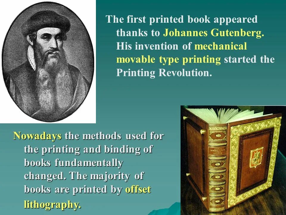 Appear book. Books in our Life презентация. First Printed books. Book Printing Invention. The Printed book.