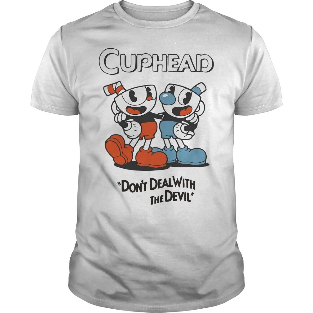 Dealing with the devil. Капхед мерч. Cuphead Tshirt. Худи капхед. Cuphead майка.