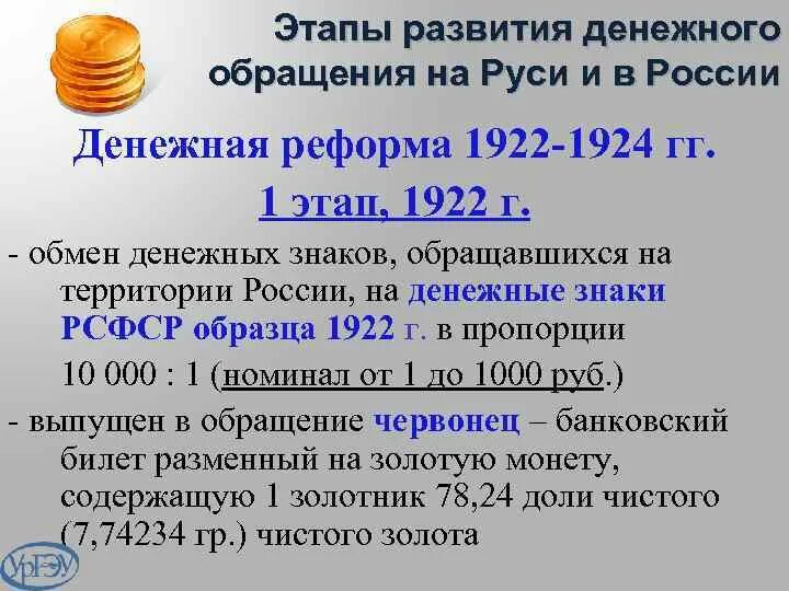 Этапы финансовой реформы 1922-1924. Денежная реформа Сокольникова 1922-1924 этапы. Финансовая реформа 1922. Этапы денежной реформы Сокольникова 1922-1924 таблица.