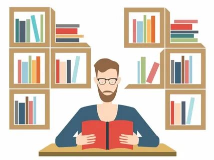 Borrowing books from the library