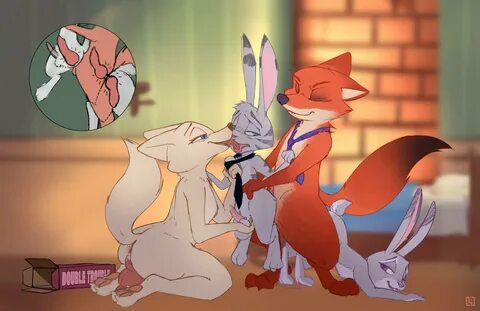 lokpik, jack savage, judy hopps, nick wilde, skye (zootopia), disney, zooto...