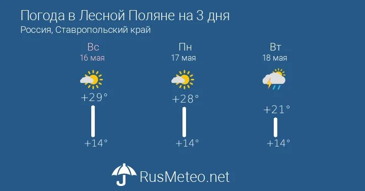 Погода лесные поляны московской области