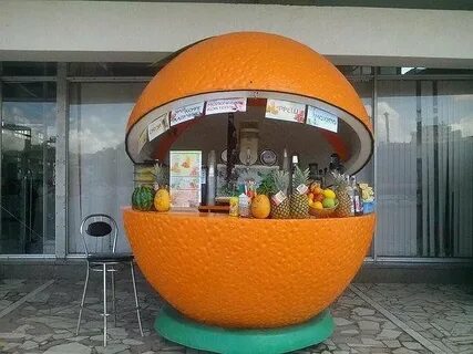 Представьте землю в виде апельсина