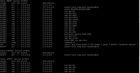 Открытие портов linux