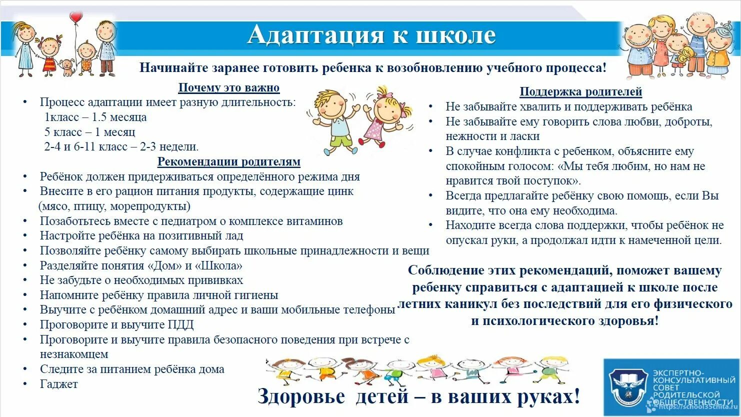 Новая работа советы психолога. Адаптация ребенка к школе памятка для родителей. Памятка для родителей по адаптации детей к школе. Памятка родителям первоклассников от психолога по адаптации. Памятка адаптация ребенка в школе.